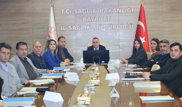 Bayburt'ta Çocuk İzlem Merkezi toplantısı yapıldı