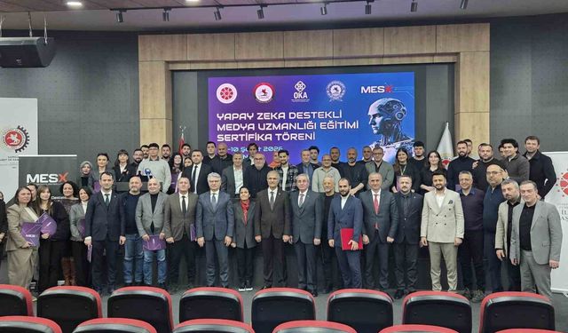 Yapay Zeka Destekli Medya Uzmanlığı eğitimi sona erdi