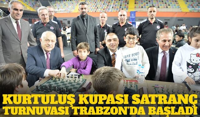 Trabzon’da 24 Şubat Kurtuluş Kupası Satranç Turnuvası 29 İlden 428 Sporcuyla Başladı
