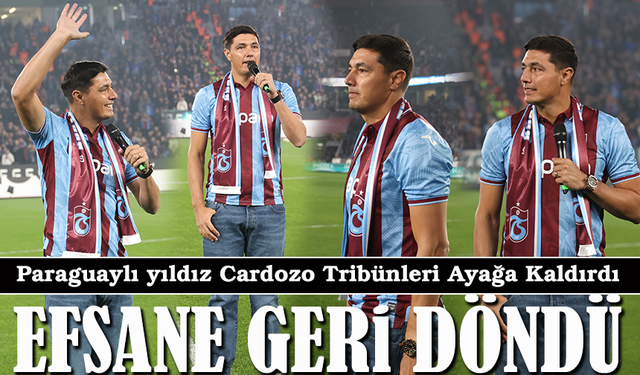 Papara Park’ta Efsane Geri Döndü: Cardozo Tribünleri Ayağa Kaldırdı