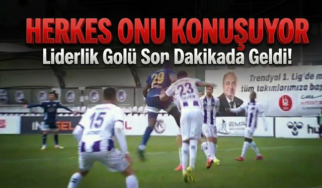 Erzurumspor’dan Son Nefeste Zafer: Liderlik Golü 90+8’de Geldi