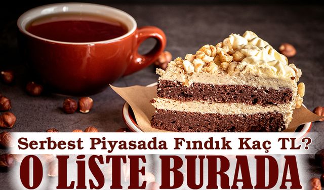 Serbest Piyasada Fındık Kaç TL? İşte İl İl Güncel Fiyat Listesi
