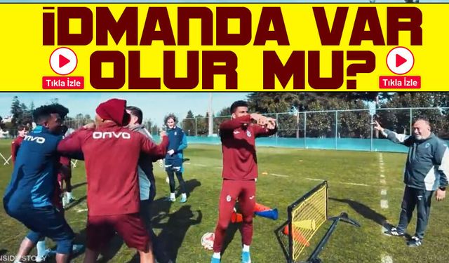 Karagümrük Öncesi Trabzonspor’da Moraller Tavan! İdmanda VAR Şakası Gülüşmelere Neden Oldu