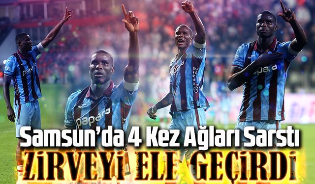 Paul Onuachu Durmuyor: Samsun’da 4 Kez Ağları Sarstı, Zirveyi Ele Geçirdi