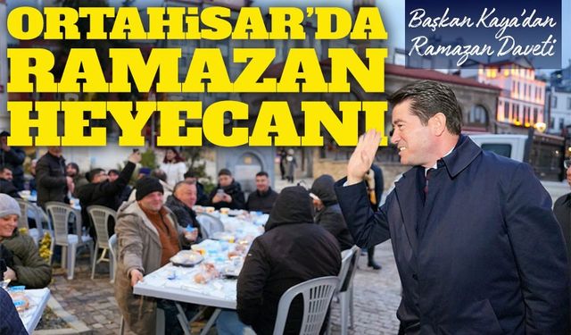Ortahisar’da Ramazan Boyunca Kent Lokantalarında İftar Sofraları Kurulacak; " Soframızı Birlikte Paylaşalım"