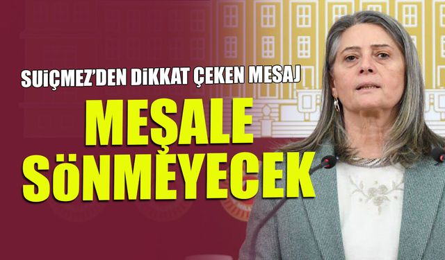 Sibel Suiçmez’den Dikkat Çeken Mesaj! "Meşale Sönmeyecek"