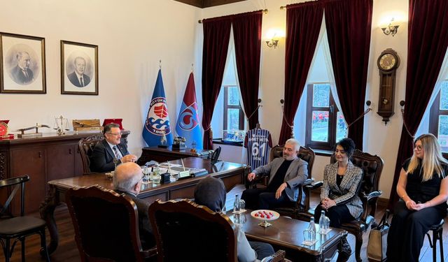 Türkiye Dil ve Edebiyat Derneği Trabzon Şubesi’nden Başkan Genç’e Ziyaret