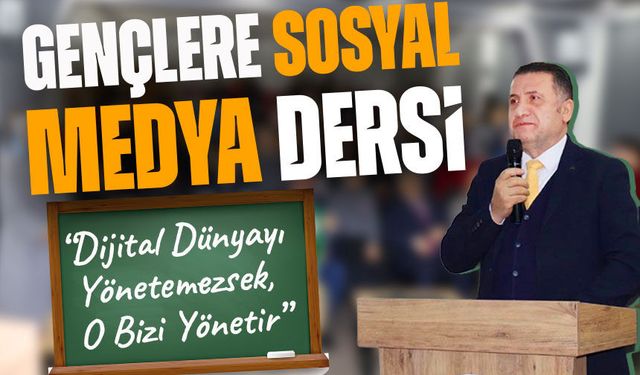 Zihni Ağırman’dan Öğrencilere Uyarı: “Dijital Dünyayı Yönetemezsek, O Bizi Yönetir”