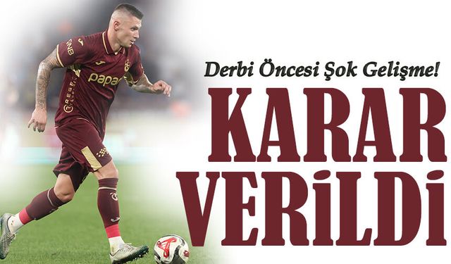 Derbi Öncesi Şok Gelişme! Trabzonspor’da Zubkov Kadroda Yok