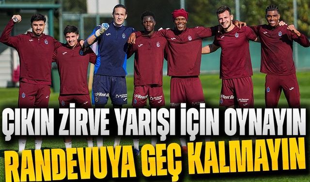 Trabzon’da Dev Randevu! Zirve İçin Galatasaray Maçı Kritik