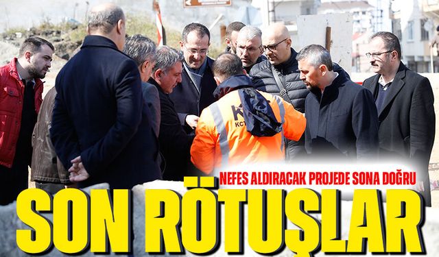 Akçaabat’ta Trafiği Rahatlatacak Projede Sona Doğru