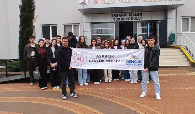 Asarcık'ta lise öğrencilerinden OMÜ'ye ziyaret