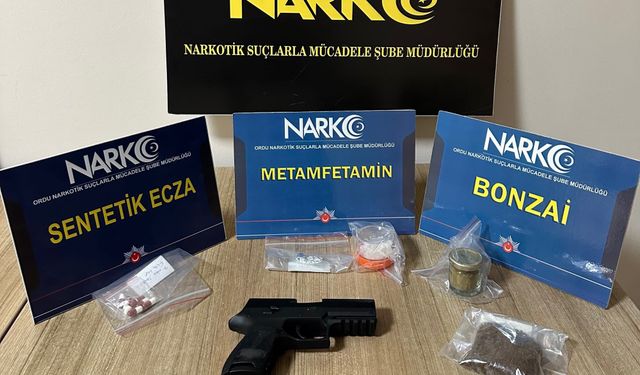 Ordu'da yasaklı madde operasyonunda 2 zanlı tutuklandı