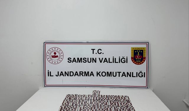 Yasaklı madde  operasyonunda 630 sentetik ecza hapı ele geçirdi