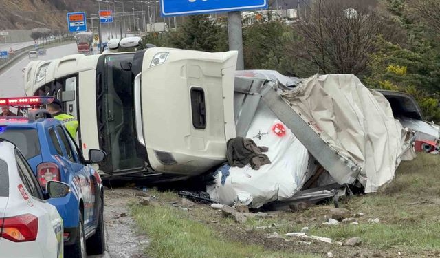 Almanya'dan Samsun'a Geldi! Türkmenistan'a Giderken Devrildi...