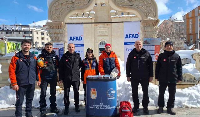 Bayburt'ta 'Deprem Haftası' etkinlikleri başladı