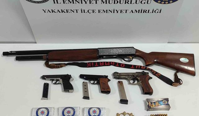 Bölgemizde yabancı madde ve silah ele geçirildi