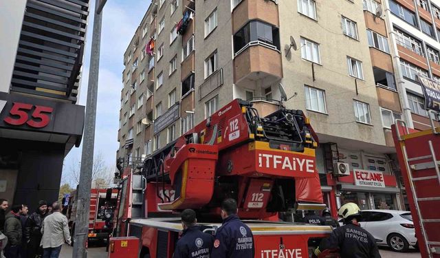 Bulaşık makinesi alev aldı, yangın büyümeden söndürüldü!