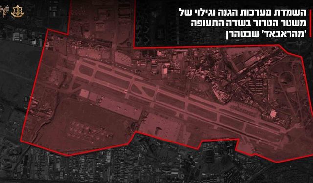 İsrail ordusu: 'Tahran'daki Mehrabad Havalimanı vuruldu'