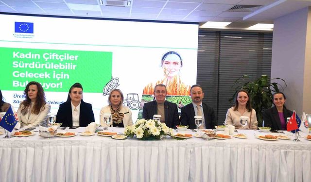Kadın çiftçilere sürdürülebilir tarım anlatıldı