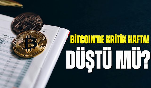 Bitcoin Fiyatı Neden Düşüyor? Bitcoin'de Kritik Hafta!