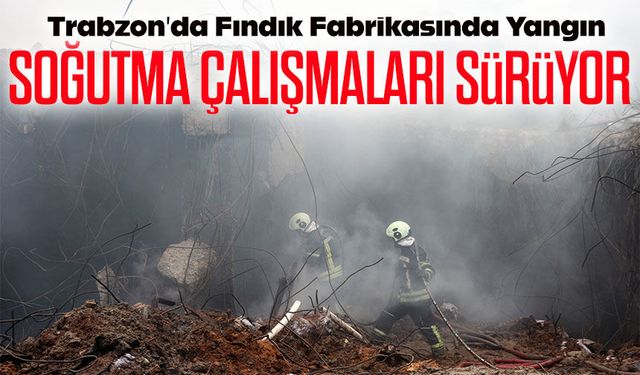 Trabzon’da Fabrika Yangını Kontrol Altına Alındı Soğutma İşlemleri Devam Ediyor: İnceleme Başlatıldı