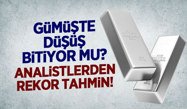 Gümüşte Sert Düşüş Bitti mi? Analistlerden Korkutan Rekor Tahmini!
