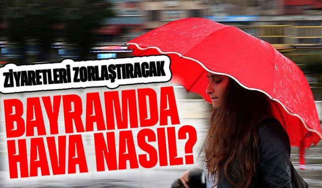 Ramazan Bayramı’nda Hava Sürprizi: Sağanak Yağışlar Ziyaretleri Zorlaştıracak