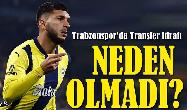 Trabzonspor’da Transfer İtirafı: Oğuz Aydın Transferi Neden Olmadı?