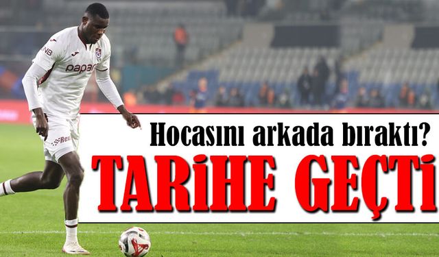 Trabzonspor’un Nijeryalı golcüsü Paul Onuachu, Durmuyor! Tekke’nin Rekorunu Kırdı
