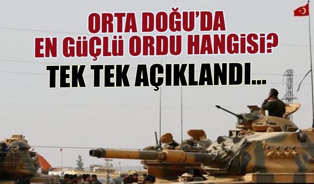 2026 Orta Doğu En Güçlü Ordular Listesi: Türkiye Kaçıncı?