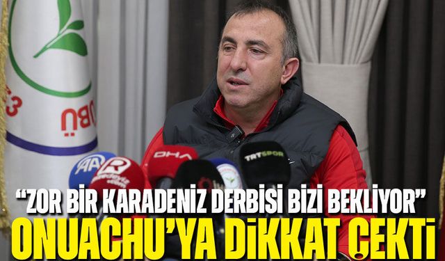 Çaykur Rizespor Teknik Direktörü Recep Uçar, Trabzonspor deplasmanı öncesi neler söyledi?