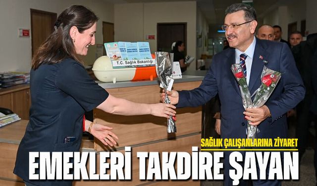 Trabzon Büyükşehir Belediye Başkanı Ahmet Metin Genç’ten 14 Mart’ta Sağlık Çalışanlarına Ziyaret