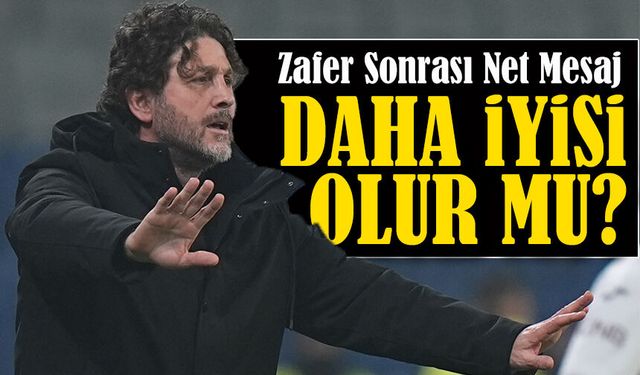 Fatih Tekke’den Başakşehir Zaferi Sonrası Net Mesaj: “Daha İyisi Olabilir”
