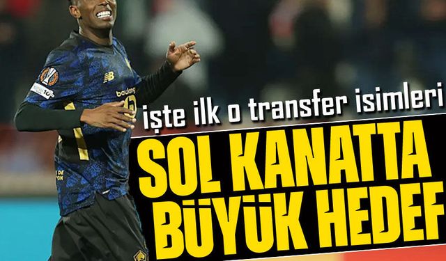 Trabzonspor’da Transfer Bombası! Sol Kanat İçin İki Yıldız Gündemde