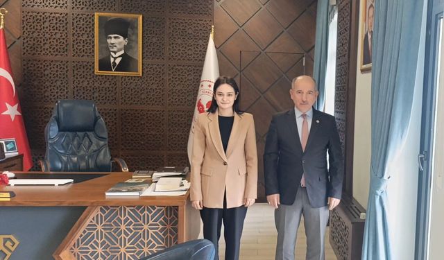 Denetimli serbestlikten Arsin Kaymakamlığı’na ziyaret