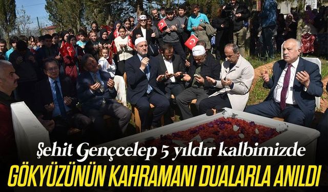 Şehit Burak Gençcelep Trabzon’da dualarla anıldı; Trabzon’da Duygu Dolu Tören