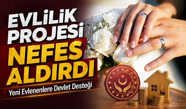 Devlet destekli evlilik projesi gençlere nefes aldırdı
