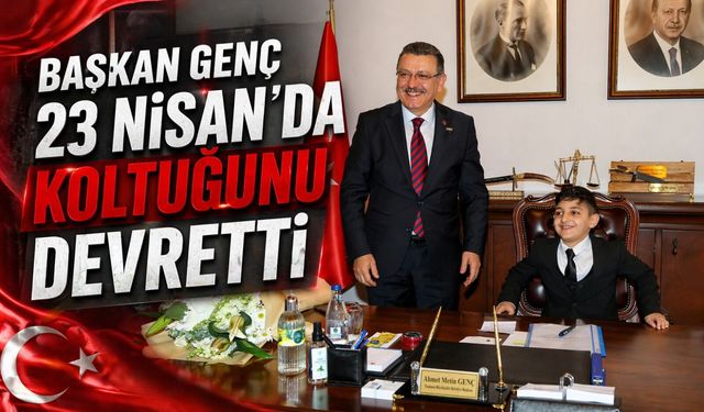 Başkan Genç 23 Nisan’da Koltuğunu Devretti; Hamza’dan dikkat çeken talepler