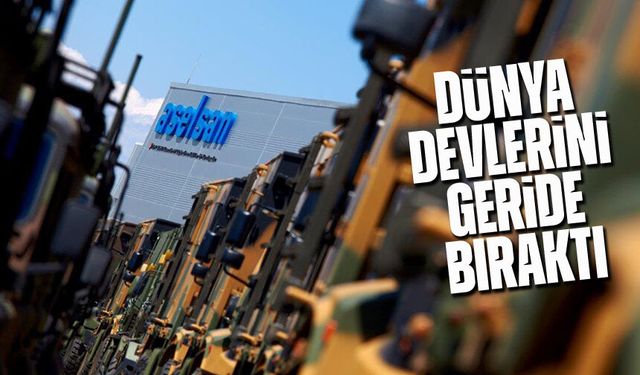 ASELSAN Zirveye Damga Vurdu! Küresel Devleri Geride Bıraktı