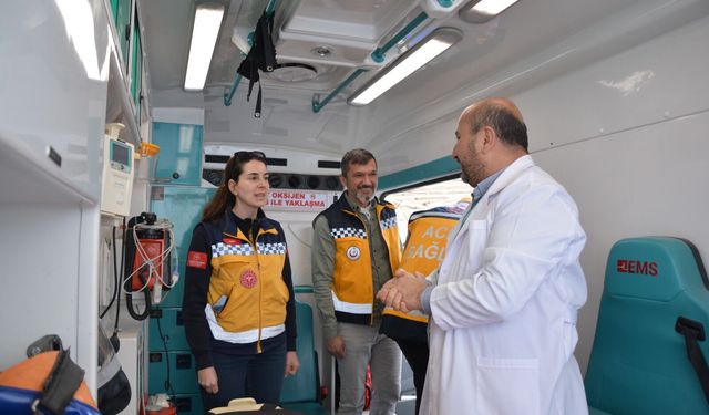 Bafra Devlet Hastanesi ambulans filosunu güçlendirdi