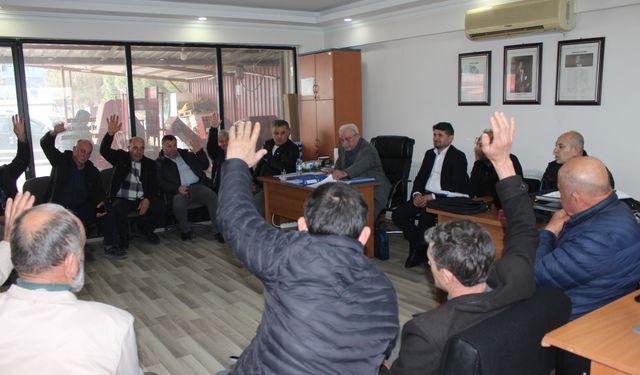 Bafra Sebze Üreticileri Birliği Başkanlığına yeniden Adem Aşçı seçildi