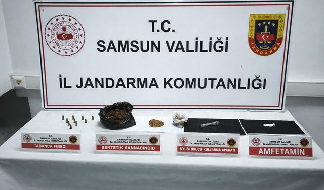 Çarşamba'da yasaklı madde operasyonunda 2 şüpheli gözaltına alındı