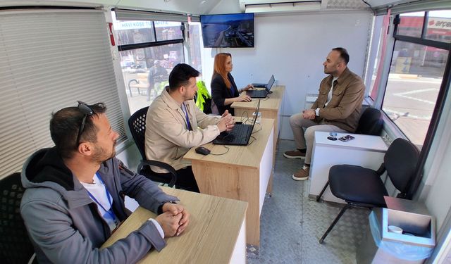 Samsun Büyükşehir Belediyesi Havza'da 153 Mobil Çözüm Merkezi kurdu