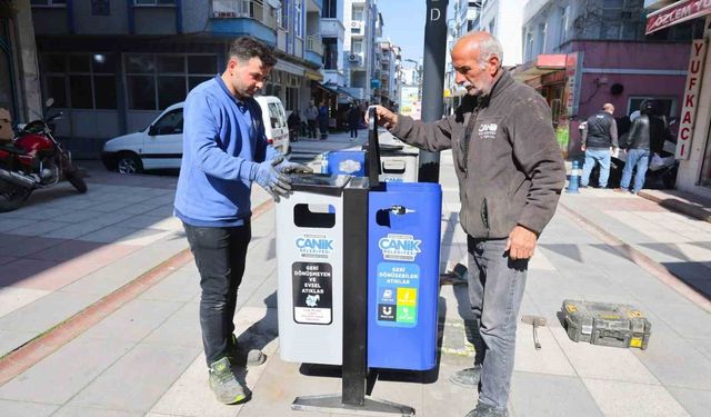 Canik'e yeni atık noktaları