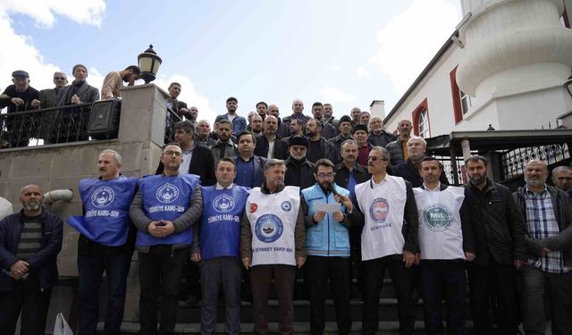 Gümüşhane'de Mescid-i Aksa için basın açıklaması