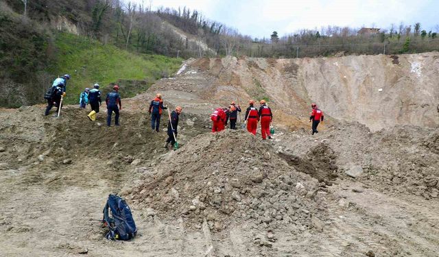 Ordu'da heyelan tatbikatı