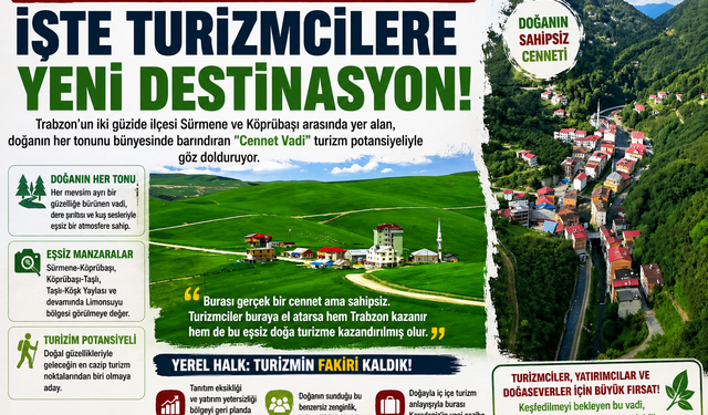 Trabzon’un Gizli Cenneti Göz Kırpıyor! Turizmciler Bu Vadiyi Kaçırmayın