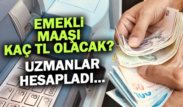 Emekli Maaşı Kaç TL Olacak? Uzmanlar Hesapladı...