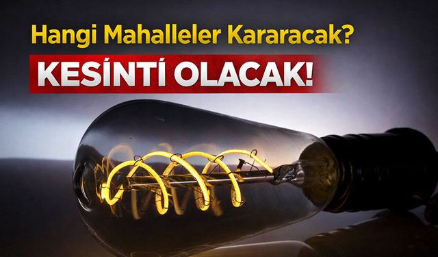 Trabzon’da Işıklar Gitti! Trabzon Elektrik Kesintisi Bugün Hangi İlçelerde Var?